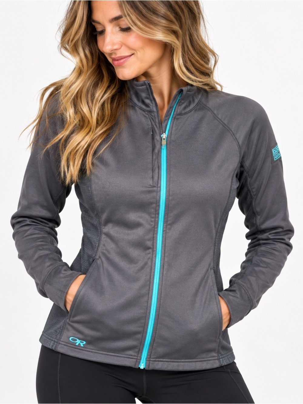 Outdoor Research Radiant Hybrid Jacket Womens Medium Softshell Gray